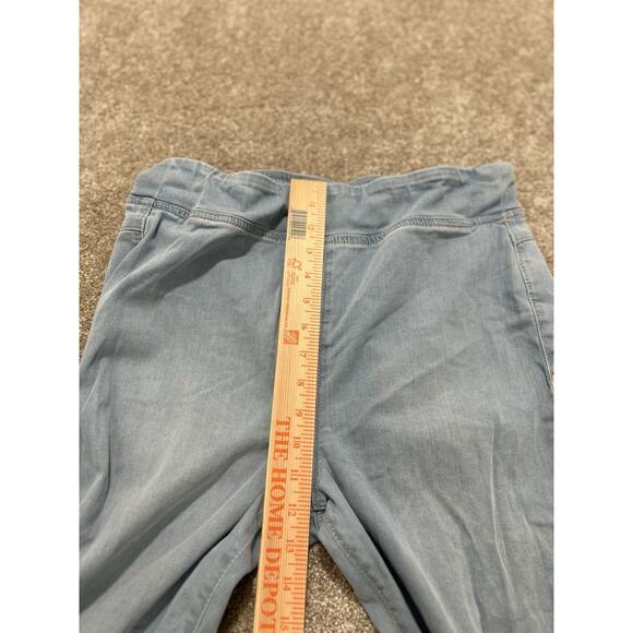 Free People We The Free In My Feelings Mid Rise Crop Boot Light Blue Large - Picture 5 of 11